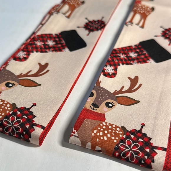 Two Christmas Two Thin Scarves / Hair Bands / Scarves- #770 - Picture 4 of 6